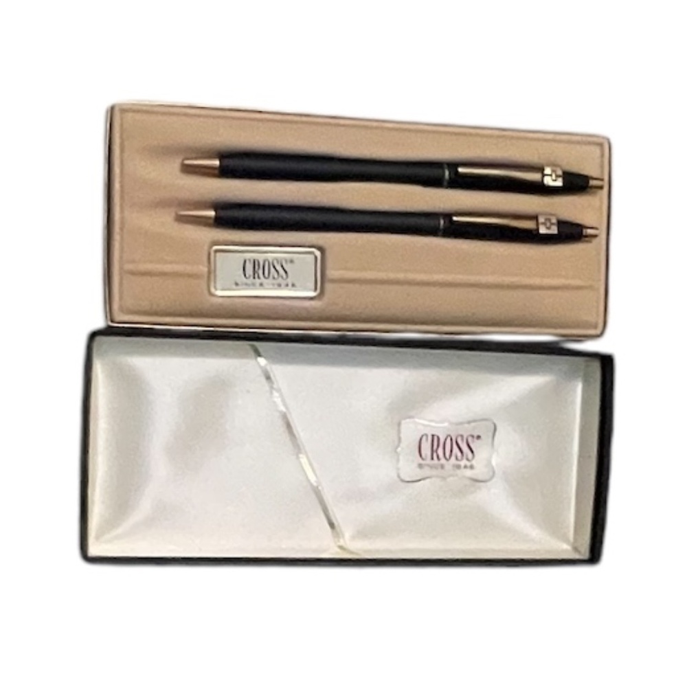 Vintage Cross Century Pen Set in Matte Black